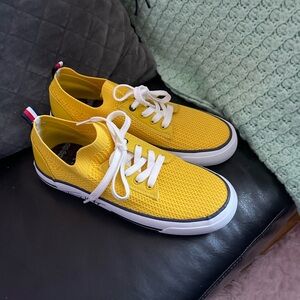 Tommy Hilfiger Yellow Sneakers with White Laces